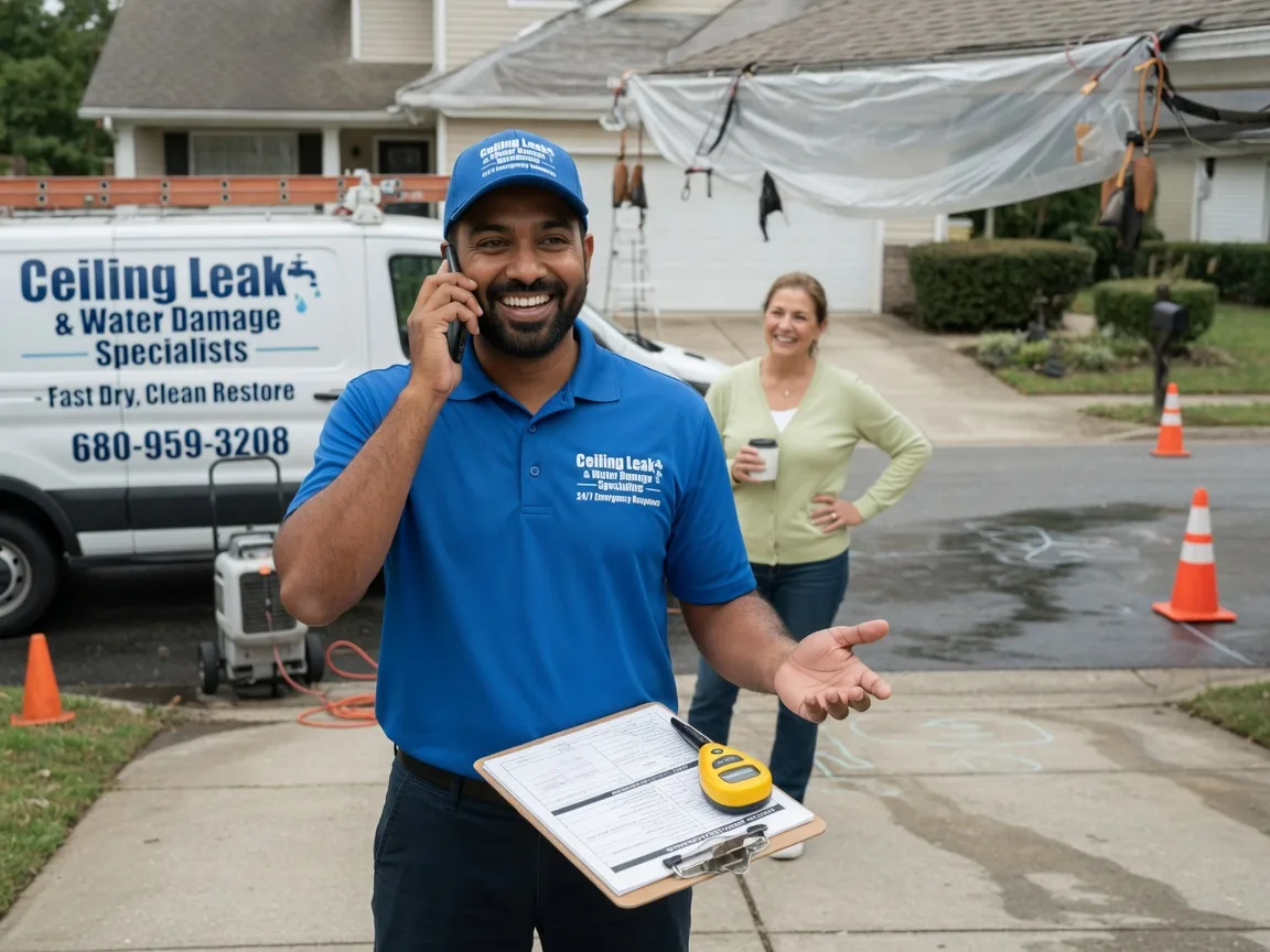 Ceiling Leak Cleanup Homerville, OH FAQs